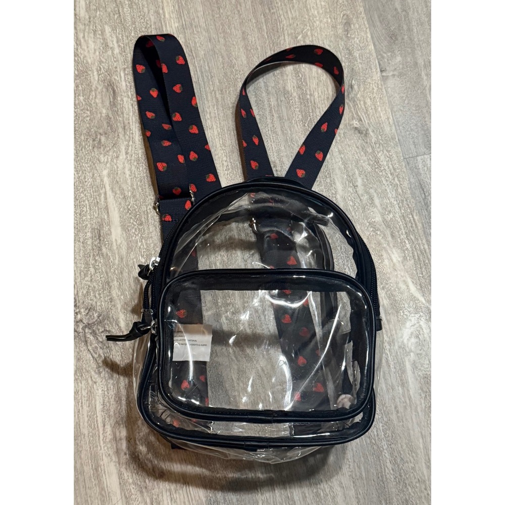 Art Class clear mini‎ backpack - Black
